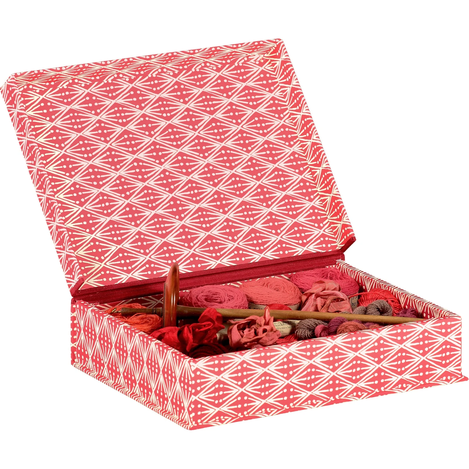 Selvedge And Cambridge Imprint, Haberdashery Box (Assortment Of Colours Available) 2 Selvedge And Cambridge Imprint, Haberdashery Box (Assortment Of Colours Available) - Image 2
