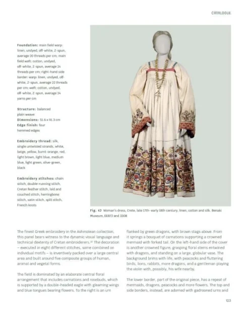 Aegean Legacies: Greek Island Embroideries From The Ashmolean Museum, Francesca Leoni -Magazine World 9781898113973 28 5 600x747 1
